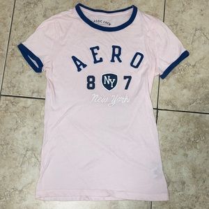 AREPOSTALE CLASSIC CREW PINK AERO TSHIRT NEW GIRLS